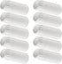 Othmro 10Pcs 100ml Plastic Bottles, Lab Cylindrical Chemical Reagent Bottles for Liquid Storage, Round Storage