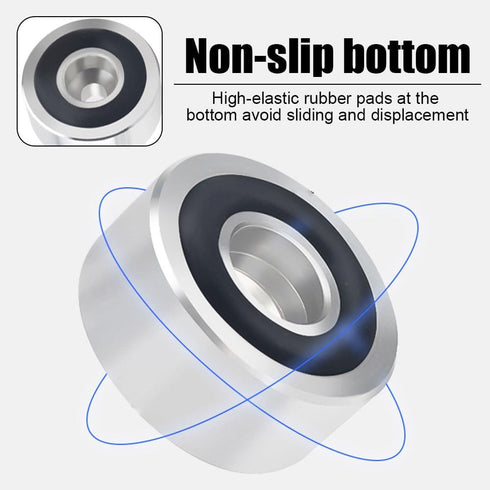 4PCS MiOYOOW Cutting Board Feet, Non Slip Shock-Absorbing Furniture Legs with Bottom Rubber Pads & Screws for Home
