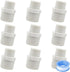 9PCS 1" to 3/4" PVC Pipe Fitting, Hex Nipple G1 Male X G3/4 Male Coupling Adaptor for Thread Plumbing Connection