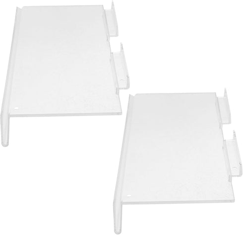Zerodeko 2Pcs Clear Wall Shelf for Shoes Rack Space Saving Storage for