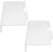 Zerodeko 2Pcs Clear Wall Shelf for Shoes Rack Space Saving Storage for
