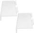Zerodeko 2Pcs Clear Wall Shelf for Shoes Rack Space Saving Storage for
