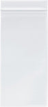 Plymor Zipper Reclosable Plastic Bags, 4" x 8", Pack of 100, 2 Mil