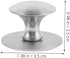 2pcs balacoo Suction Cup Shower Grab Bars Stainless Steel Adhesive Stick Handles for Glass Cabinet Drawer Doors