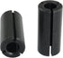 ITROLLE 2PCS 1/2 Inch 1/4 Inch to Router Collet Reduction Sleeve Tool Bit, Shank Reducer Reducing Bit, Black