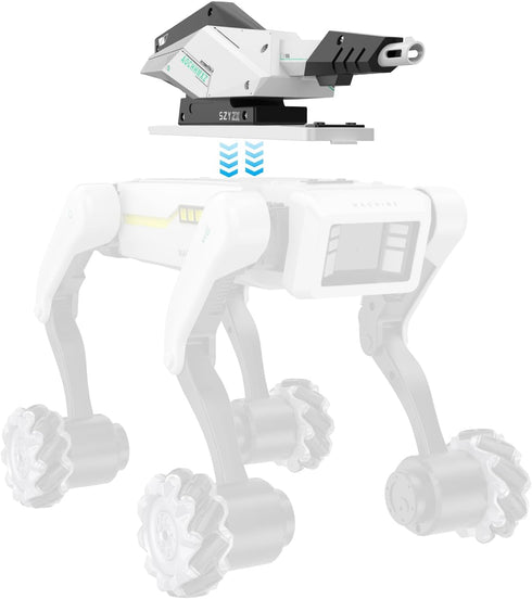 Robot Dog Shooting Turret Accessory: Water Bomb Launcher (Comes with 2 Packs