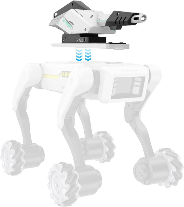 Robot Dog Shooting Turret Accessory: Water Bomb Launcher (Comes with 2 Packs