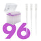 200uL Extended Universal Filter Racked Pipette Tips, Sterile DNase/RNase Free, Pyrogen Safe, 96 Tips