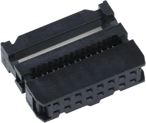 Antrader 50 x FC-16P 16Pin IDC Socket Connector Female, 2.54mm Pitch Plug Header Connector Dual Row