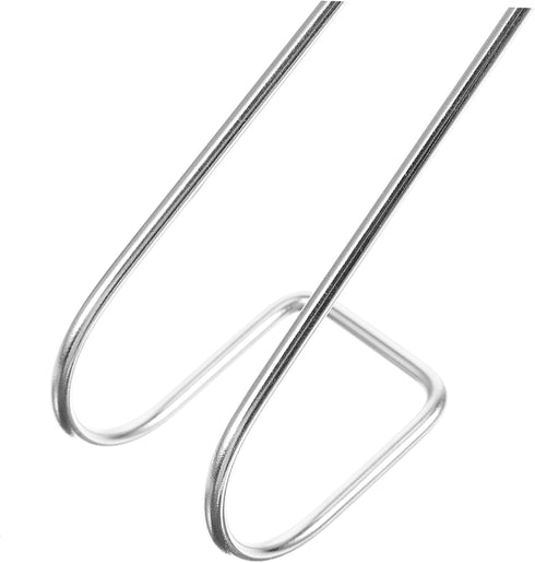 2pcs Cabilock Shoe Display Stands Sturdy Stainless Steel Shoe Rack Space for Door Sandal Organizer