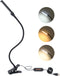 Clip on Reading Light, Clip Light with Warm & Daylight & White Light, 3 Colors, Eye-Care Clamp Lamp with 10 Modes