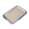 UKCOCO Stainless Steel Wax Dissection Tray - Biological Laboratory Equipment for Junior Senior School (18x25cm)