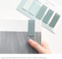 Set of 5 Monolike Magnetic Bookmarks in Emerald