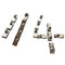 1/4"-20 Long Stainless Steel U-Style Clip-On Nut, U-Type Fasteners (Pack of 25)