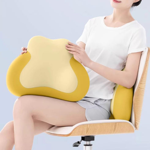 Generic Seat Cushion for Office Chair, Orthopedic Back and Butt Pillow for Sciatica Hip Pain Relief, Memory Foam Lumbar