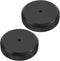 PATIKIL 5.25" x 1.2" Wooden Lamp Base, 2pcs Round Solid Wooden Base
