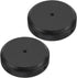 PATIKIL 5.25" x 1.2" Wooden Lamp Base, 2pcs Round Solid Wooden Base