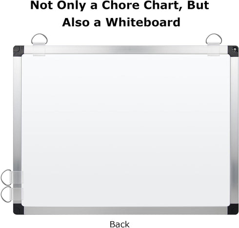 EAONE Magnetic Chore Chart & Whiteboard for Kids/Adults, 16x12, Double Sided Dry Erase Chore Board for Wall