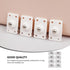8pcs jojofuny Self-Adhesive Sticky Case Wheels Swivel Casters for Storage Boxes Rolling Cart Furniture Accessories