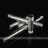 Stainless Steel 304 Pipe Nipple NPT, 1/2 Male Threaded Cast Fitting, 2 Inches Length Tube Sleeve