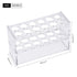 Acrylic Test Tube Holder Rack for 25ml Centrifuge Tubes, Clear with 12 Sockets