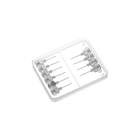 10pcs 20Gauge Stainless Steel Dispensing Needles, Luer Lock Blunt Tips for Thick Liquids, Ink, Glue, Lab Use, 1/2"