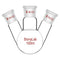 stonylab Glass 100 mL Heavy Wall 3 Neck Round Bottom Flask with Standard Taper Joint
