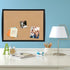 Quartet Cork Bulletin Board, 17"x23", Black Frame (33271-BK)