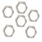 Eastern Tactical Supply 5/8-24 Thread Jam Nut Stainless Steel Lock Nut (6PCS)