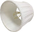 CS-209WH 4.5 5 4.25, Royal Designs, Inc. English Box Pleated Drum Chandelier Shade, x x White