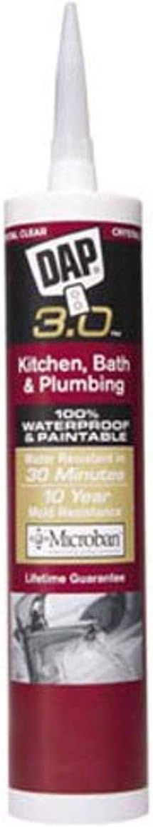 Dap 00790 Kwik Seal Caulk 9-Ounce White by DAP
