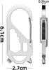 TIFUYDT Stainless Steel Tools Stainless Steel Keychain, Screwdriver, Wrench, Convenient And Practical Gadgets
