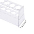 uxcell Acrylic Test Tube Holder Lab Stand Rack, 6 Wells for 100ml Centrifuge Tubes, Laboratory Clear