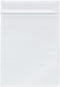 Plymor 4" x 5" Zipper Reclosable Plastic Bags - Pack of 100, 2 Mil