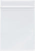 Plymor 4" x 5" Zipper Reclosable Plastic Bags - Pack of 100, 2 Mil