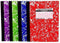 Mintra Office Composition Books - Sturdy Flexible Cover, 4 Pack Assorted Marble Composition, College Ruled
