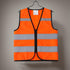 High Visibility Kids Safety Vest, Toddler Reflective Vest for Cycling & Running, Orange XS