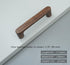 3.78" 3.78" Modern Round Wood Drawer Pulls Handle Walnut Dresser Knob Oak Cabinet Pulls Handles Furniture Handles