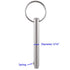 2 Pack Quick Release Pins, 5/16" Diameter, 2-1/4" Usable Length, Full 316 Stainless Steel Marine Hardware