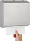 anydry Wall Mount Paper Towel Dispenser 250-Sheet Capacity Brushed Stainless Steel Lockable