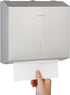 anydry Wall Mount Paper Towel Dispenser 250-Sheet Capacity Brushed Stainless Steel Lockable