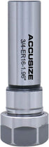 Accusize Industrial Tools ER16 Collet Chuck Extension Rod, 1.96 in. Shank Length, 3/4 in. Straight Shank