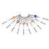 uxcell PCB Drill Bits 0.15mm-1.0mm Tungsten Carbide Micro Drill Bits 1/8 Inch Shank 2 Set (20 Pcs) Jewelry CNC Engraving