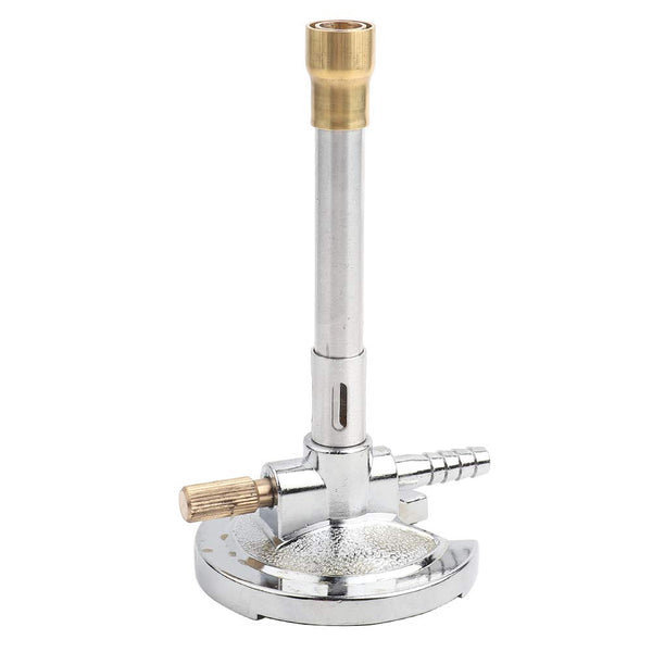 1Pcs Micro Single Tube Bunsen Burner Gas Light, Flame Stabilizer and Gas Regulator for Liquid Lab Heating Equipment