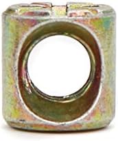 binifiMux M6 Hex Socket Cap Furniture Crib Baby Bed Bolts and Barrel Nuts for Chairs, 10-Pack M6 x 50mm