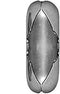 Pinehurst Crafts Stainless Steel Ball Chain Connectors, Attachments for #6 Chain / 3.2mm, Pack of 50