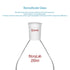 StonyLab Borosilicate Glass 250mL Heavy Wall Recovery Flask, Rotary Evaporator Flask