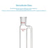 stonylab 50ml Pressure Equalizing Addition Funnel, Borosilicate Glass Dropping Funnel with PTFE Stopcock