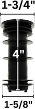 #502B-1 Douglas Replacement Plastic Insert for Caster Chairs