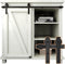 FLYVLIEG 4FT Super Mini Sliding Barn Door Hardware Kit for Single Door TV